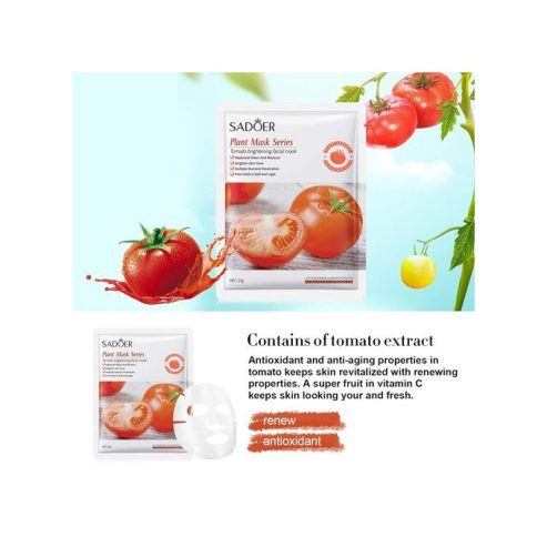 SADOER 8pcs Fruit Face Mask, Moisturizing Skin Care Set