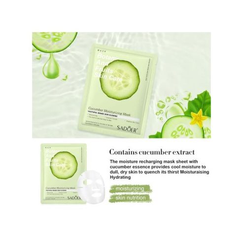 SADOER 8pcs Fruit Face Mask, Moisturizing Skin Care Set